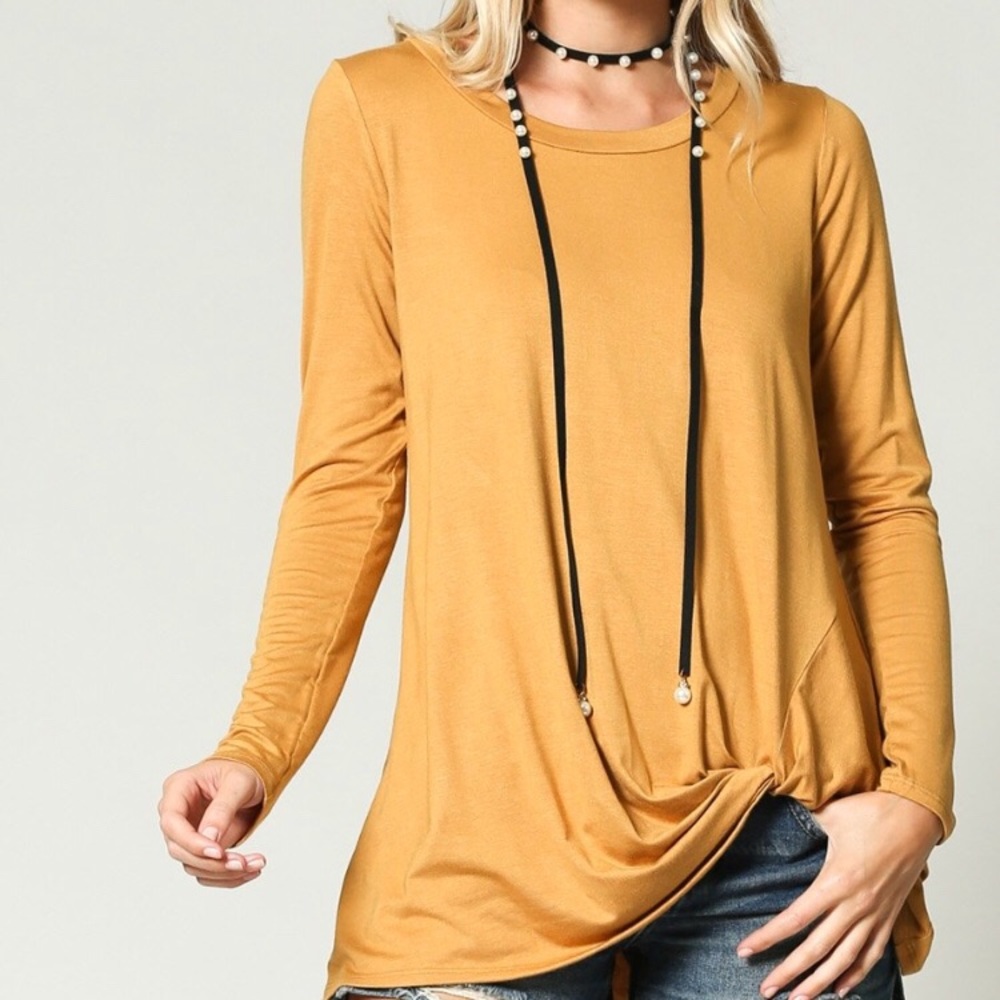 Basic Twisted Long Sleeve